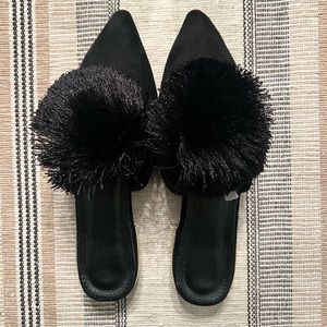 NIB SHEIN Pom Pom Mules